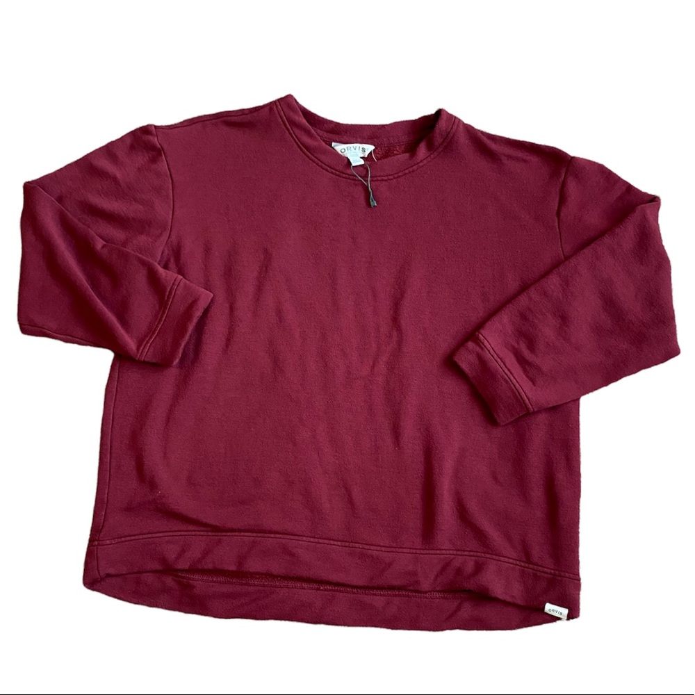Orvis Dropped Shoulder Crewneck Pullover